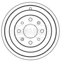 BORG & BECK Piduritrummel BBR7237